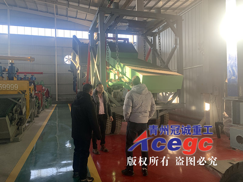 用户实地考察重选沙金设备