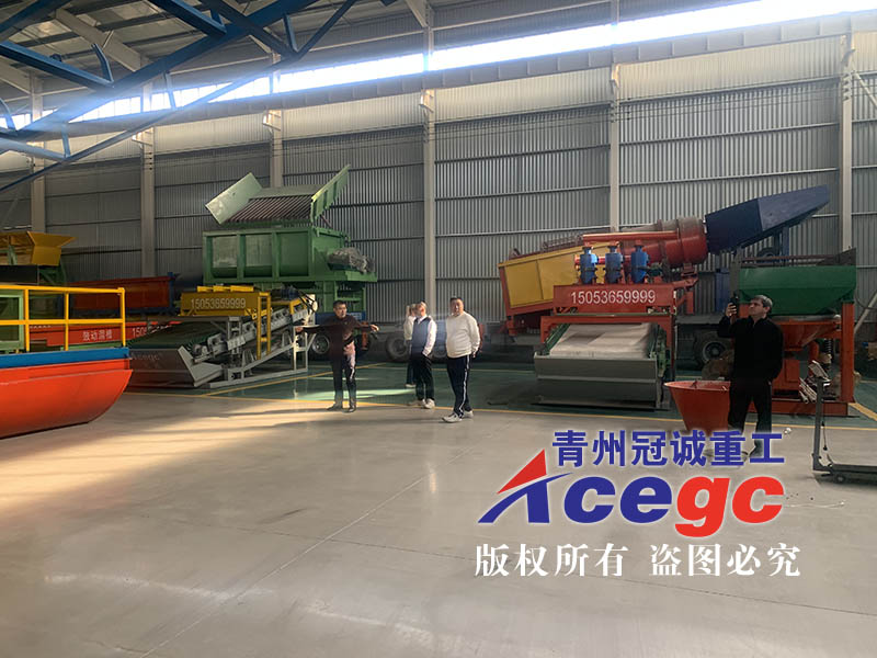 俄罗斯客户实地考察沙金设备