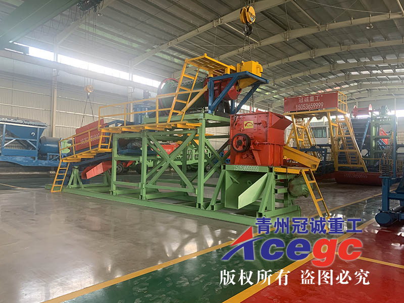 移动式岩金矿破碎沙金机